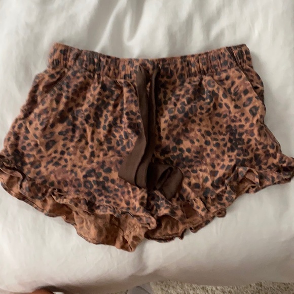 aerie cheeta print pj shorts!! - Picture 1 of 3